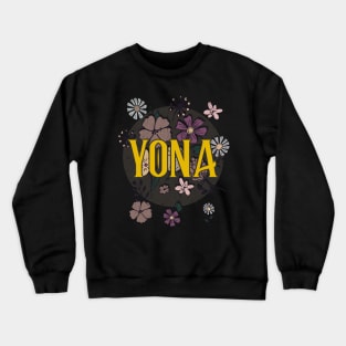 Aesthetic Proud Name Yona Flowers Anime Retro Styles Crewneck Sweatshirt